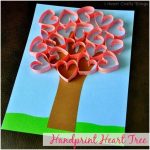 Hand Print Heart Tree