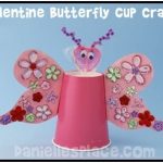 Valentines Day Butterfly Cup