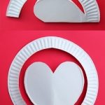 Valentines Day Heart-shaped greeting card