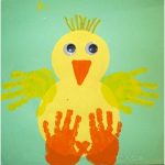 Easter Chicken Handprint