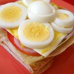 Lunch Boiled Egg sandwich
