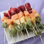 Fruit-Kebab Lunch Idea