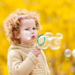 Kids Blowing Bubbles