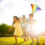 Kids flying-kite