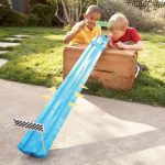 Kids playing marble launch