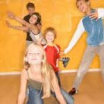 Kids Dancing Indoors