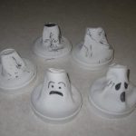 Paper Cup Ghosts