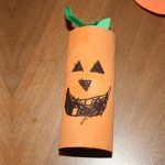 jack o lantern toilet paper roll craft