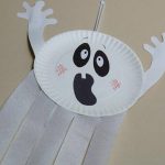 paper plate ghost crafts