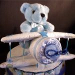 Airplane Diaper Cake