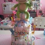 Monkey Diaper Cake