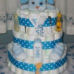 Puppy Diaper Cake