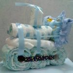 Rail Engine Diaper Cake