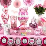 baby girl candy buffet