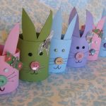 Cardboard Tube Easter Bunnies