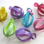 Easter Eggs Glitter Paper