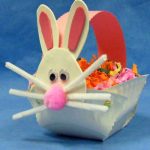 Paper Basket Easter Bunny