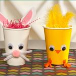 Paper Cup Easter Bunny Chick
