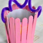 Popsicle Stick Easter Basket