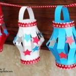 4th July Paper Lantern Decorations