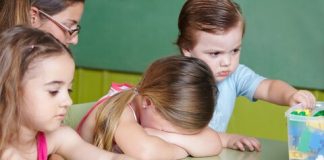 child unhappy in daycare