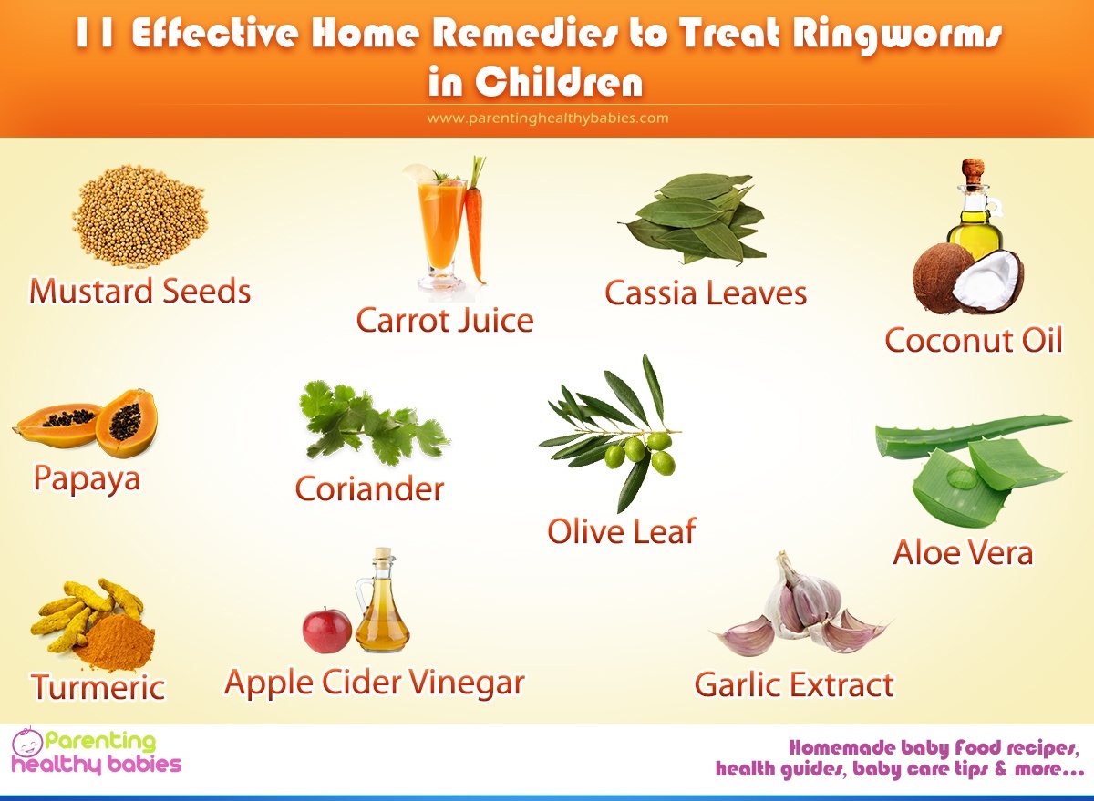 11 Effective Home Remedies to Treat Ringworms in Kids