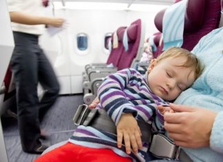 how old does a child have to be to fly