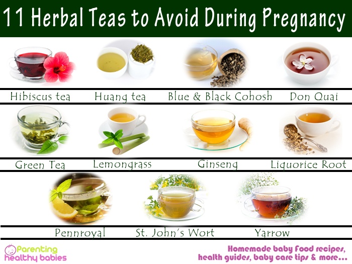 avoid tea during pregnant