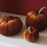 Fabric pumpkins