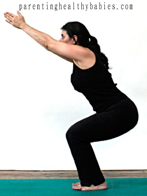 prenatal Utkatasana