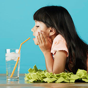 children hydrated