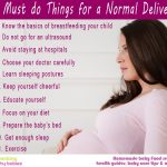 15 Must do things for a Normal delivery