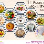 11 effective foods for a sick infant (below 1 year)