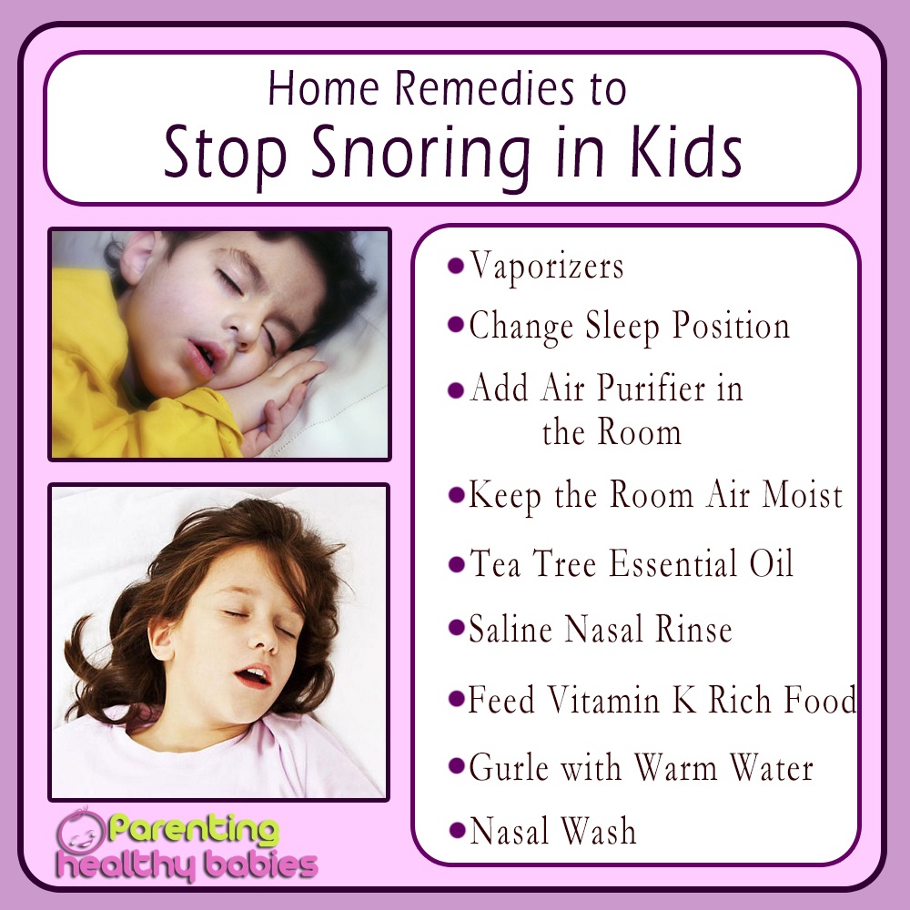 stop snoring in kids