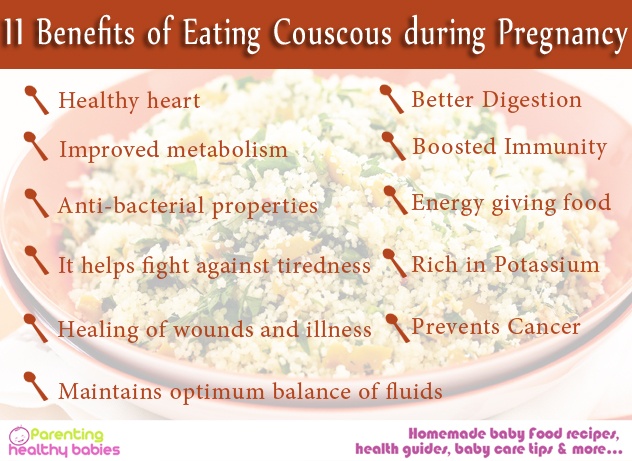 Couscous benefits