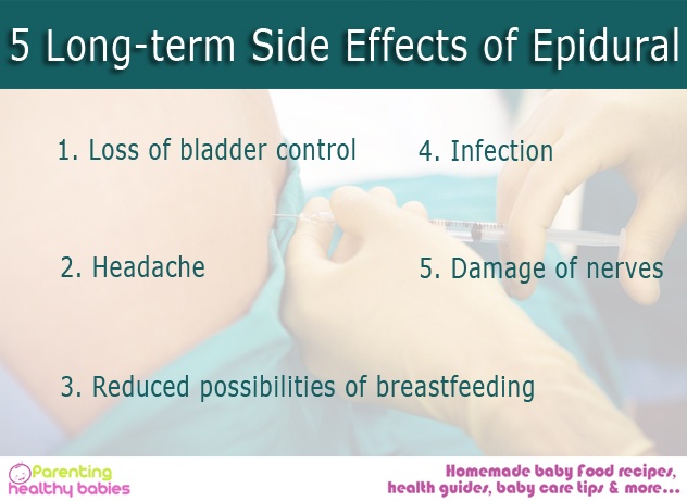 effects of epidural