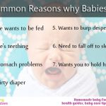 Common reasons why babies cry