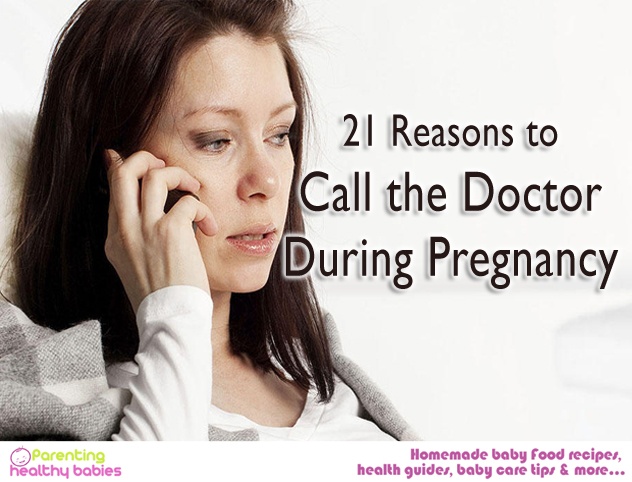 call Doctor during Pregnancy