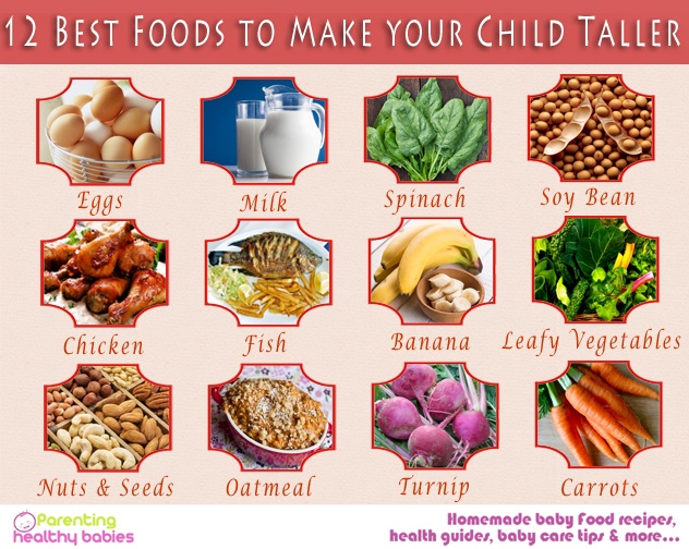 child taller food