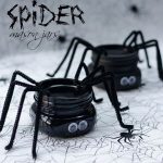 spider mason jars