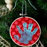 Getting baby’s first Christmas ornament