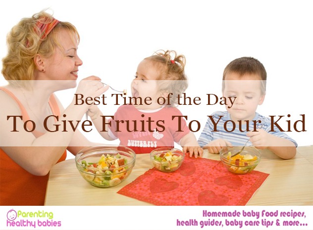 fruits to your kid