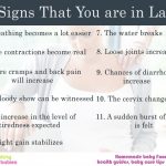 11 signs that you are in labor