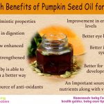 health benefits of Pumpkin Seed Oil for Baby