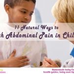 11 natural ways to sooth abdominal pain in children