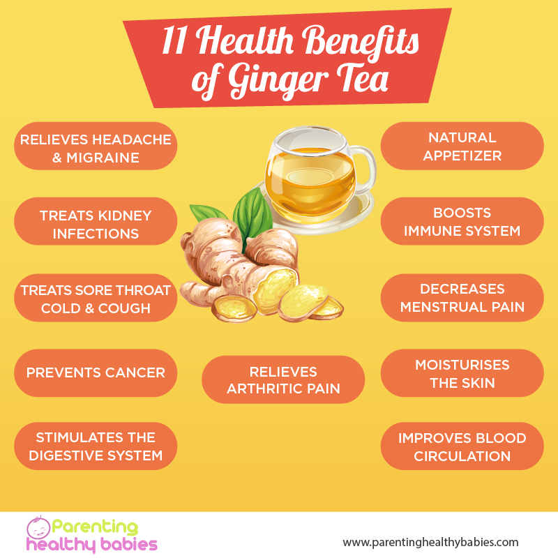 health benefits of ginger tea