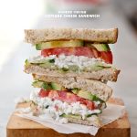 cheese and avacado sandwich