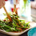 green bean and shallot salad