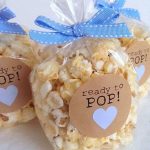 Popcorn baby shower favor