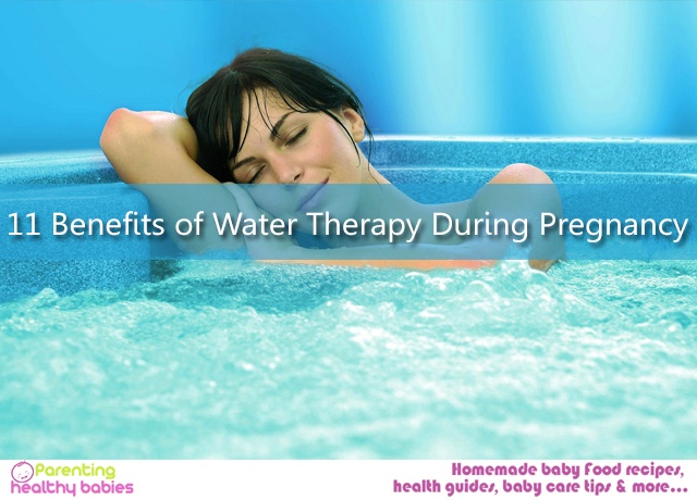 Water therapy during pregnancy